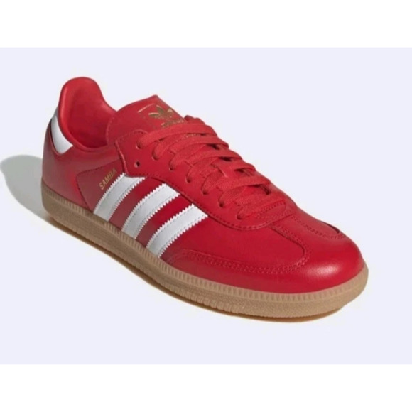 MENS Size 10 - Adidas Samba OG Fourth of July Pack - Scarlet NEW IN BOX